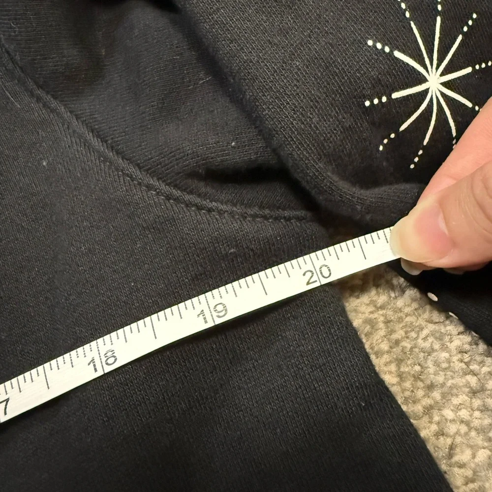 Rare Walt Disney 100th Anniversary Size Large Full Zip Hoodie Black Sweatshirt - Picture 10 of 10